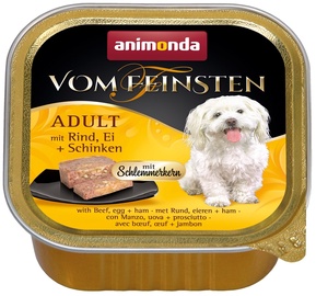 Mitrā barība (konservi) suņiem Animonda Vom Feinsten, liellopa gaļa/cūkgaļa/olas, 0.15 kg