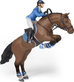 Фигурка-игрушка Papo Jumping Horse With Girl 427587