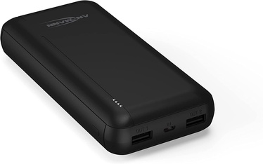 Lādētājs-akumulators (Power bank) Ansmann PB212 1700-0133, 20000 mAh, melna