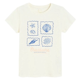 T-krekls pavasaris/vasara, meitenēm Cool Club CCG2822305, balta, 170 cm