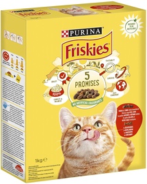 Sausas kačių maistas Friskies, 1 kg