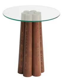 Журнальный столик Kalune Design Pianeta, ореховый, 45 см x 45 см x 50 см