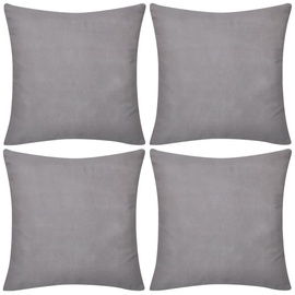 Dekoratiivne padi VLX Cushion Covers 130907, hall, 400 mm x 400 mm, 4 tk