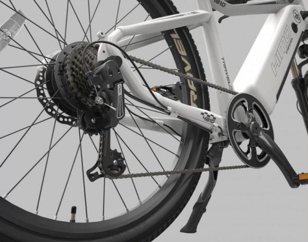 Elektriskais velosipēds Himo Max C26 White, 26", 25 km/h