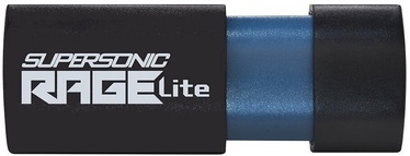 USB mälupulk Patriot Supersonic PenDrive Rage Lite, sinine/must, 128 GB