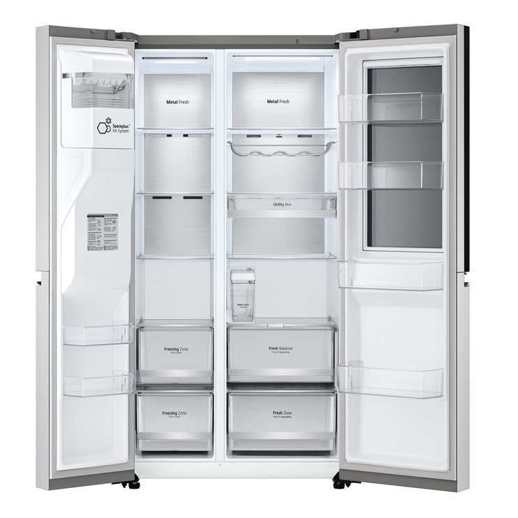 Холодильник двухдверный LG GSXV90BSAE