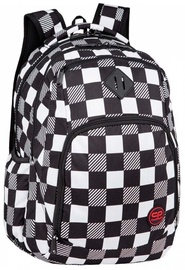 Рюкзак CoolPack Checkers, белый/черный, 19 см x 32 см x 44 см