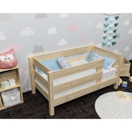 Детская кровать Kalune Design Ida Lacqured 70, коричневый, 145 x 75 см
