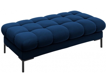 Пуф Micadoni Home Mamaia Velvet, синий/черный, 133 см x 62 см x 41 см
