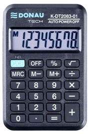 Калькулятор карманный Donau DT2083, черный
