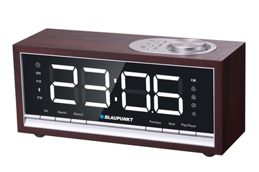 Радио-будильник Blaupunkt CR60BT, коричневый