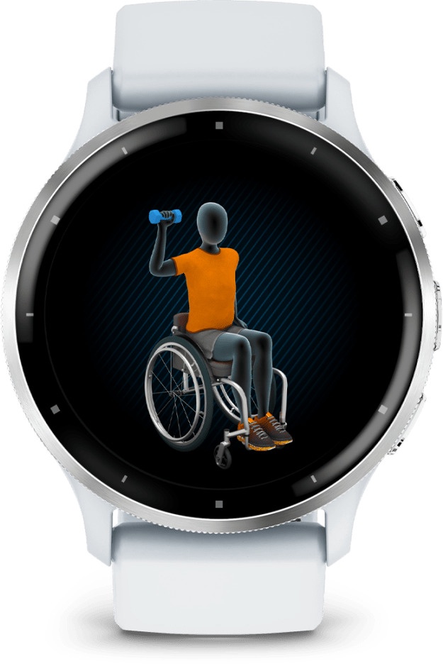 Viedais pulkstenis Garmin Venu 3 010-02784-00, sudraba