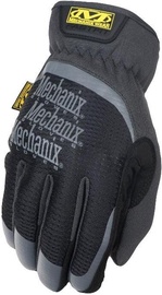 Darba cimdi pirkstaiņi Mechanix Wear FastFit MFF-05-012, ādas imitācija, melna/pelēka, XXL, 2 gab.
