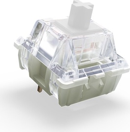 Выключатель Xtrfy Clear Switch Set 35-pack, прозрачный/белый