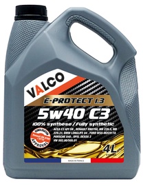 Motoreļļa Valco E-Protect 1.3 5W - 40, sintētiskais, vieglajam auto, 4 l