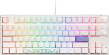 Klaviatuur Ducky One 3 One 3 Cherry MX SILENT RGB RED Inglise (US), valge