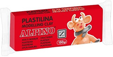Пластилин Alpino 1ADP00007101, красный, 150 г