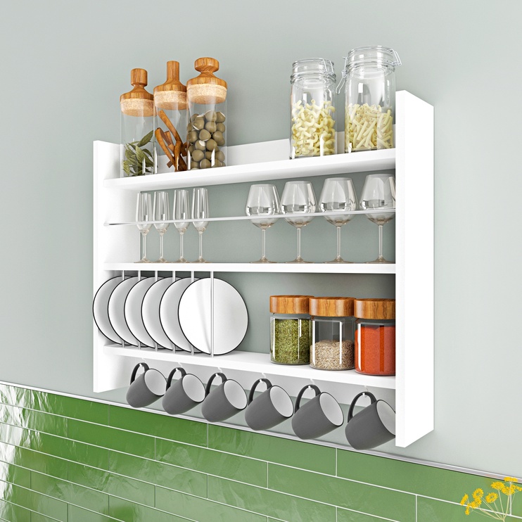 Шкафчики 5K Home Decor Kolin, белый, 0.85 м