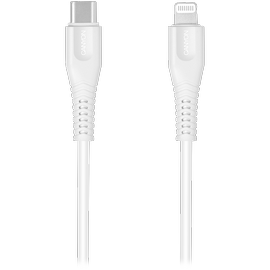 Vads Canyon CNS-MFIC4W, Apple Lightning/USB-C, 1.2 m, balta