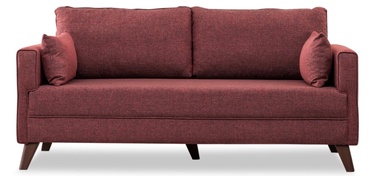 Диван Hanah Home Bella 2-Seat, бордо, универсальный, 81 x 177 x 85 см