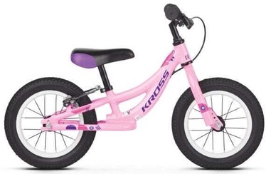Балансирующий велосипед Kross Kido, розовый/фиолетовый, 12″