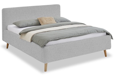 Кровать Mattis Abriamo, 140 x 200 cm, серый