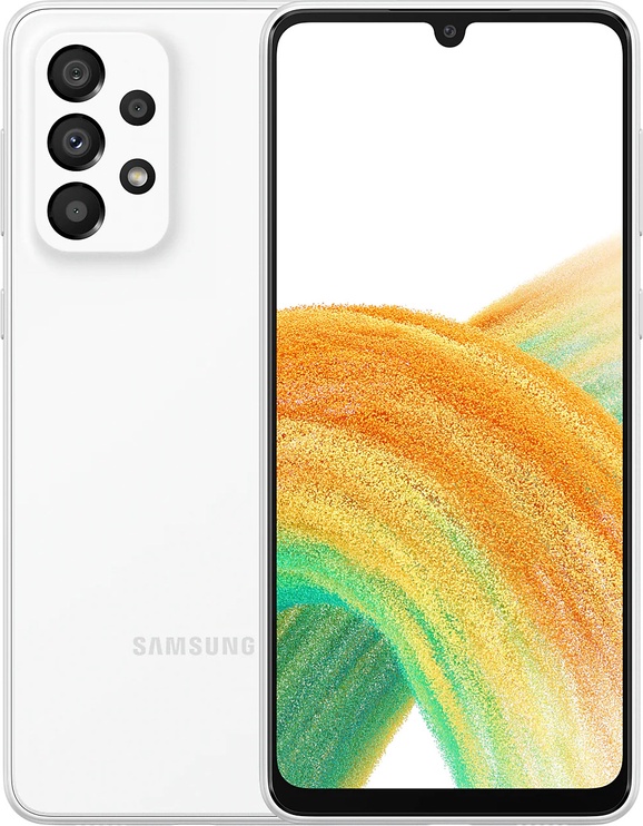 Mobiiltelefon Samsung Galaxy A33 5G, valge, 6GB/128GB