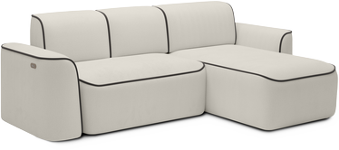 Stūra dīvāns Ume, bēša, 190 x 287 cm x 88 cm