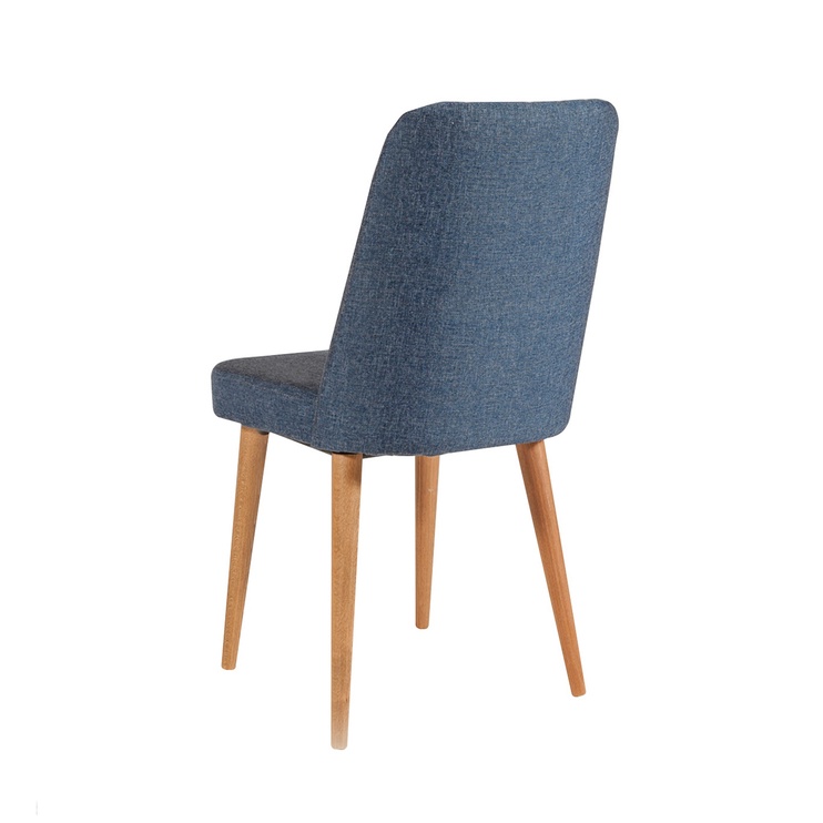 Ēdamistabas komplekts Kalune Design Costa 1048 - 1 AB, balts/priedes/tumši zila
