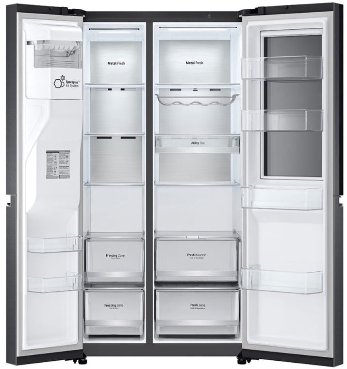 Холодильник двухдверный LG Side-by-Side GSXV90MCAE