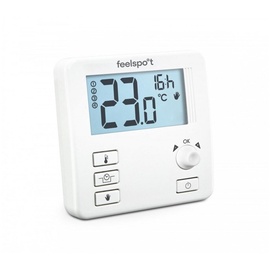 Termostats Feelspot WTH31.16, iebūvējams sienā, balta, 0 - 35 °C