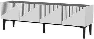 TV-laud Kalune Design Draw, valge/must, 154 cm x 37 cm x 45 cm