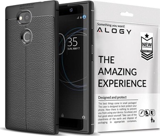 Telefona vāciņš Alogy Leather Armor Sony Xperia L2, Sony Xperia L2, melna