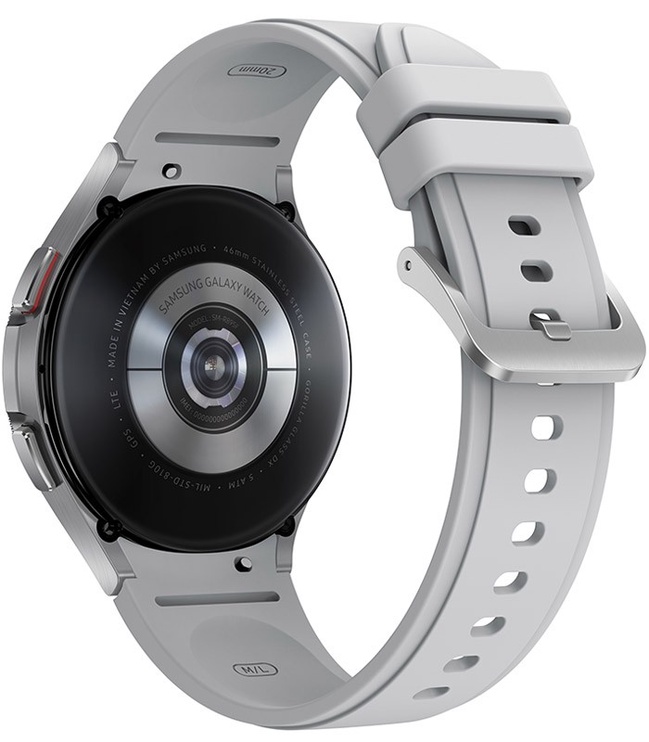 Умные часы Samsung Galaxy Watch 4 LTE/46mm, серебристый
