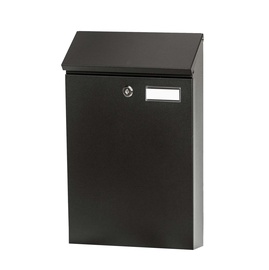 Почтовый ящик Haushalt PD958, черный, 25.4 см x 9 см x 43.1 см