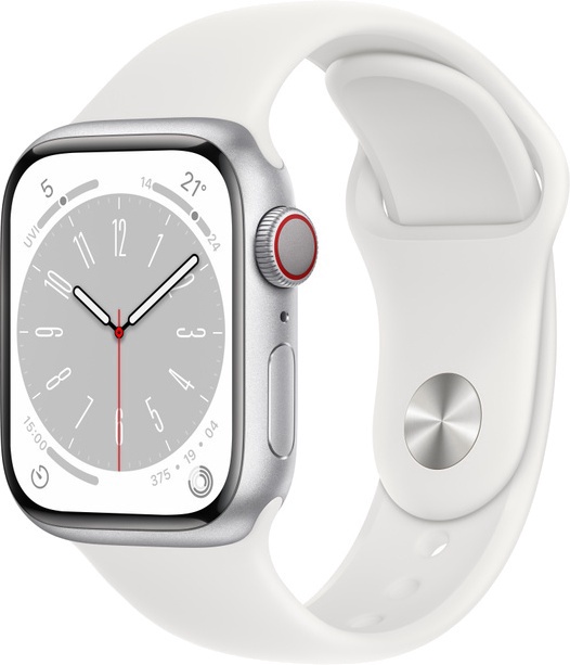 Умные часы Apple Watch Series 8 GPS + Cellular 41mm Aluminum LT, серебристый