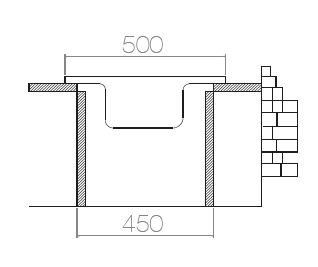 Köögivalamu Asil Krom AS14, roostevaba teras, 50 cm x 50 cm x 16 cm