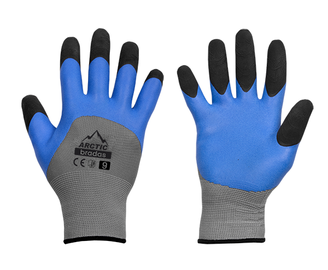 Рабочие перчатки перчатки Bradas Arctic, полиэстер/латекс, синий/серый, 11, 6 шт.