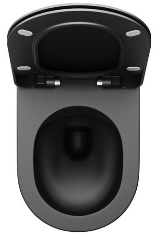 Tualete, pakarināms Ravak Uni Chrome RimOff, 360 mm x 510 mm