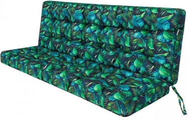Sēdekļu spilvenu komplekts Hobbygarden Pola P10KNLI13, zaļa/tumši zila, 100 x 105 cm