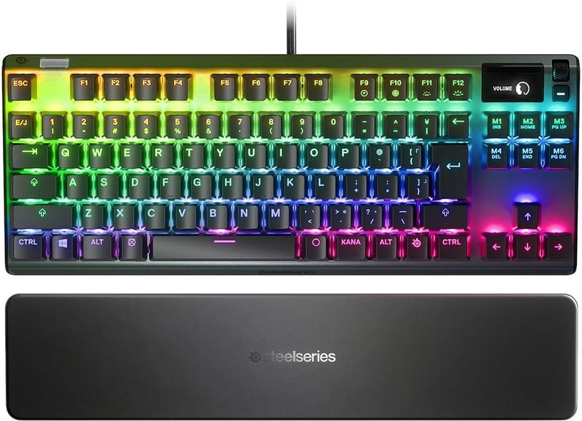 Клавиатура Steelseries APEX 7 TKL QX2 Mechanical RGB Switch NO, черный (поврежденная упаковка)