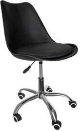 Детский стул Malatec Swivel, 48 x 51 x 77 - 87 см, черный