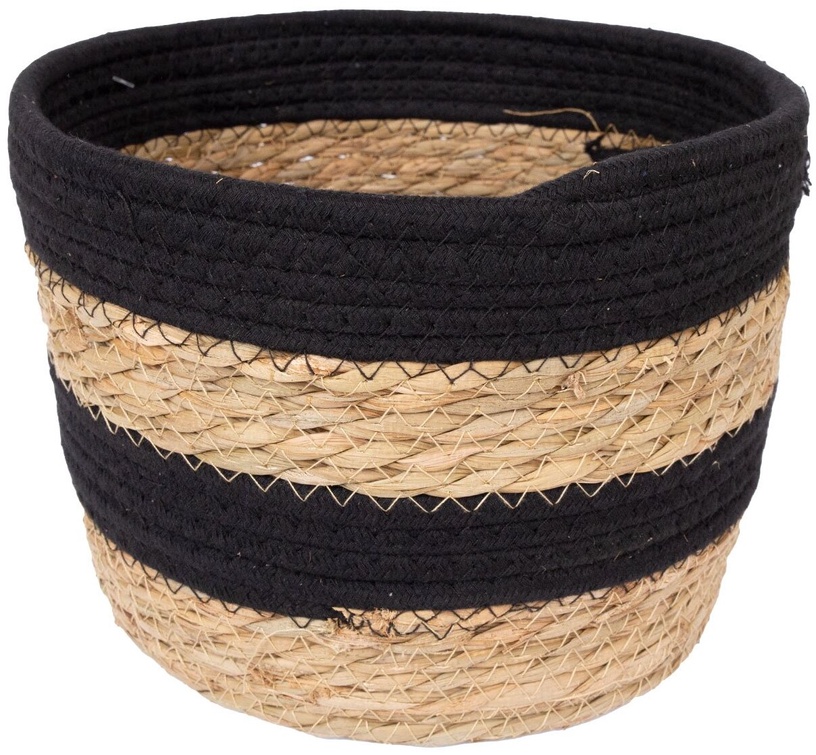 Hoiukorv Home4you Kenia-3, pruun/must, 26 x 26 x 18 cm