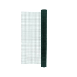 Virintas tinklas Garden Center, 12.7 x 12.7 x 0.9 mm, 120 cm, 5 m, cinkuota/pvc