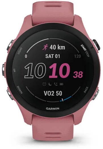 Viedais pulkstenis Garmin Forerunner® 255S GPS 41mm 010-02641-13, rozā