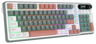 Klaviatuur Royal Kludge RK-S98 Chartreuse Switches, Inglise (US), mitmevärviline