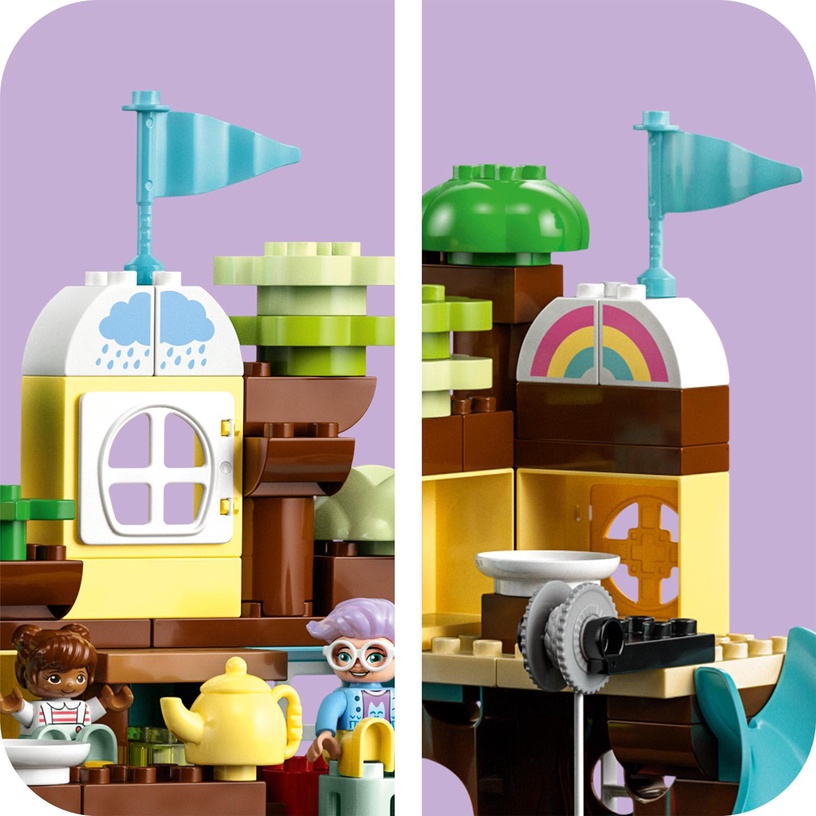 Konstruktor LEGO® DUPLO® Kolm-ühes metsamajake 10993, 126 tk