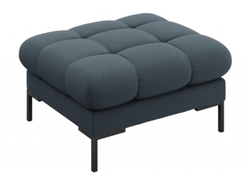 Пуф Micadoni Home Mamaia, синий/черный, 60 см x 60 см x 41 см