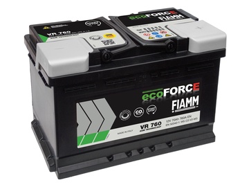 Akumulators Fiamm Ecoforce, 12 V, 70 Ah, 760 A