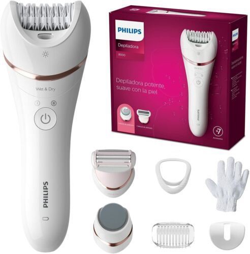 Эпилятор Philips BRE740/10, белый